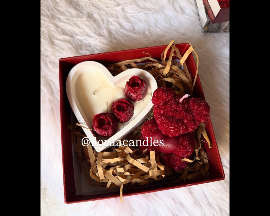 heart and teddy bear Box