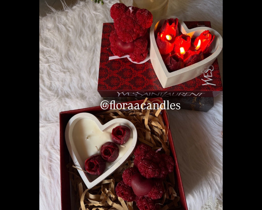 heart and teddy bear Box