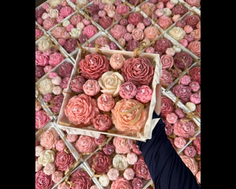 Pink Flower Box