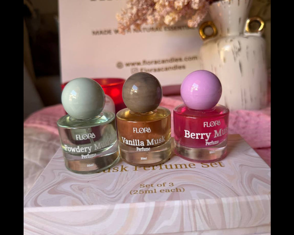 Perfume box set of 3 (25 ml)