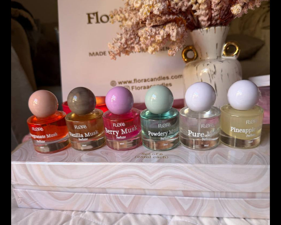 Perfume box set of 6 (25 ml)